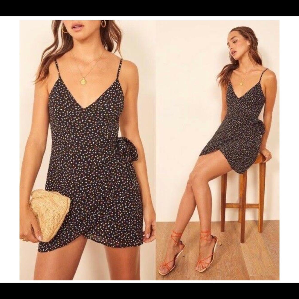 REFORMATION wrap DRESS